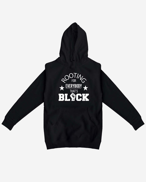 Black History Rooting Men's Pullover Hoodie