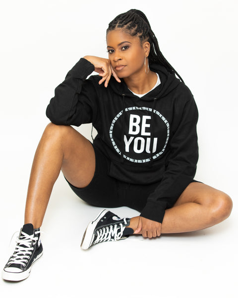 BE YOU Logo Men's Pullover Hoodie