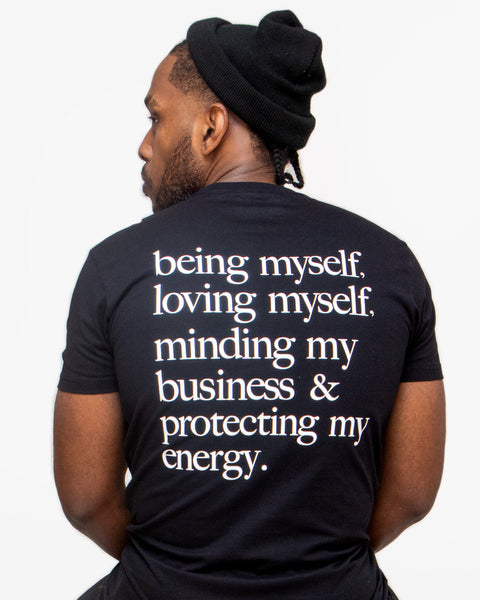 Being Myself Left Chest Logo Unisex T-Shirt